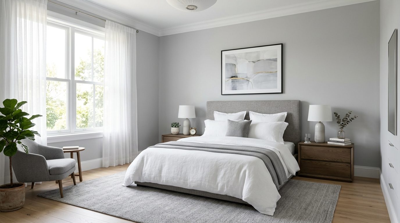 15 Elegant Grey and White Bedroom Ideas Designers Absolutely Love